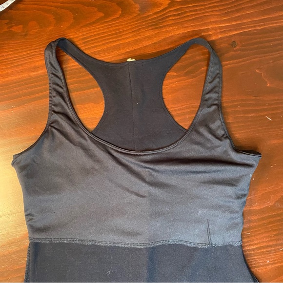Rolla Coster Women’s Medium Black Bodycon Dress Mini Racerback - Picture 3 of 3
